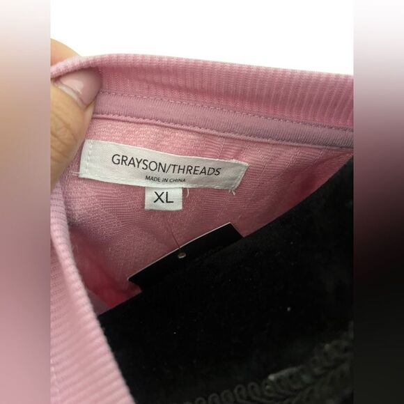 NWT GRAYSON THREAD UGLY CHRISTMAS SWEATER PINK FESTIVE SANTA BABY SWEATER - Picture 5 of 6